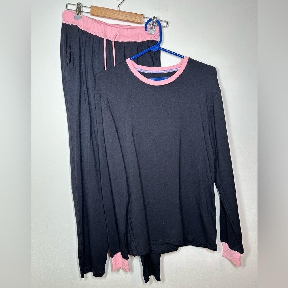 Jambys Black and Pink Long Jambys Set‎ XS